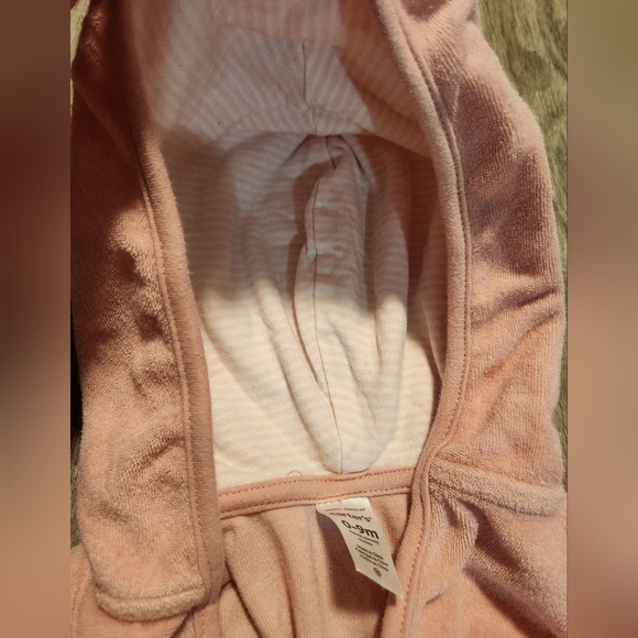 Carter's Pink Hooded Baby Robe - Picture 5 of 6
